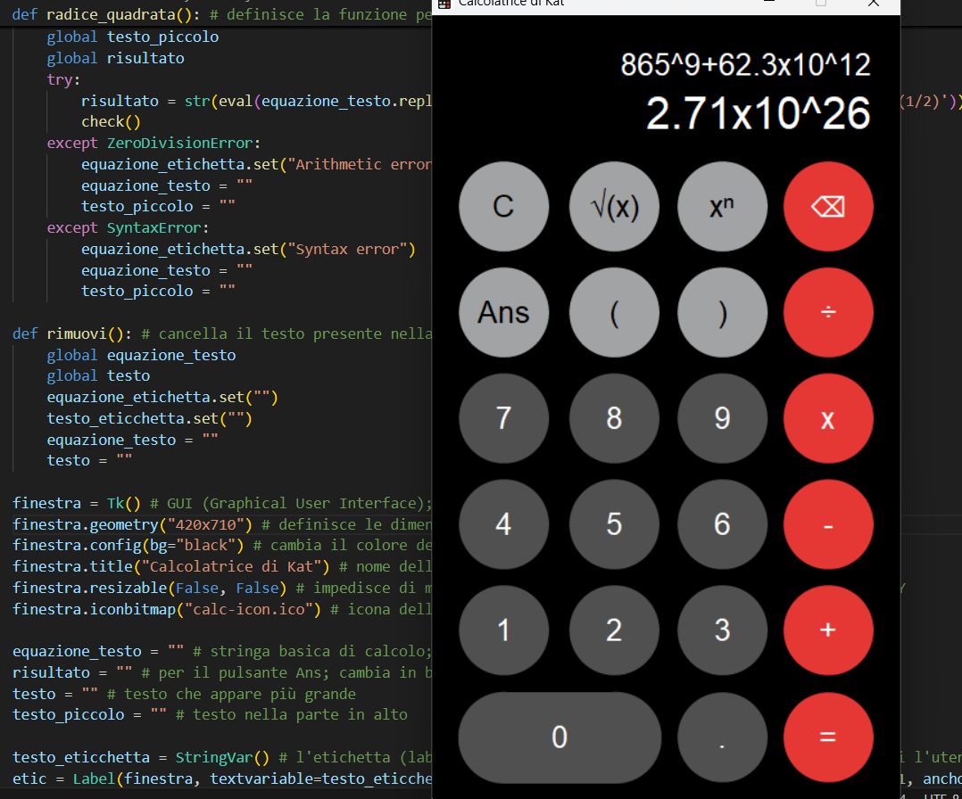 Scientific calculator